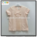 BKD 2015 kids dresses shirt with bow kids clothing